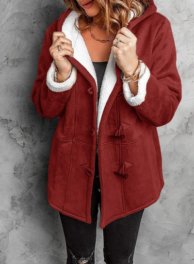 Warm and Stylish Hooded Coat