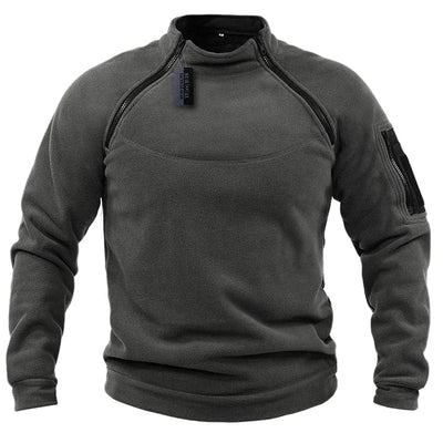 Military Style Fleece Sweatshirt for Outdoors