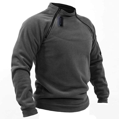 Military Style Fleece Sweatshirt for Outdoors