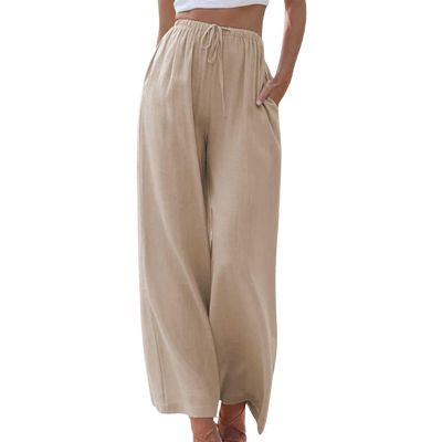 Adeline - Elegant trousers in cotton and linen