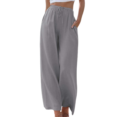 Adeline - Elegant trousers in cotton and linen