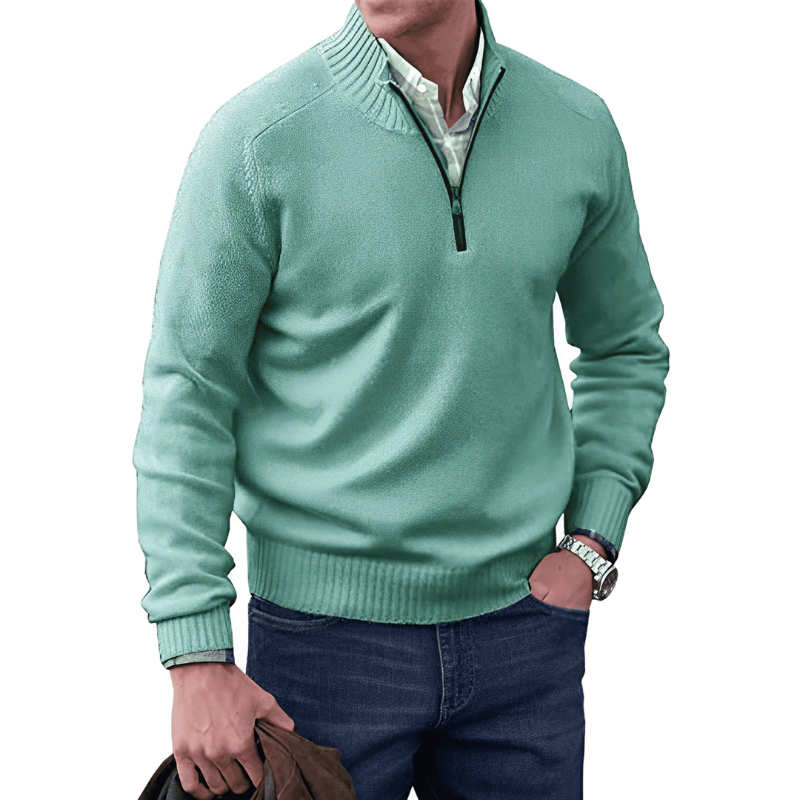 Noah - Cashmere Sweater with Zipper