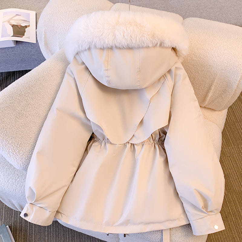 Amy™ - Elegant winter jacket with fur