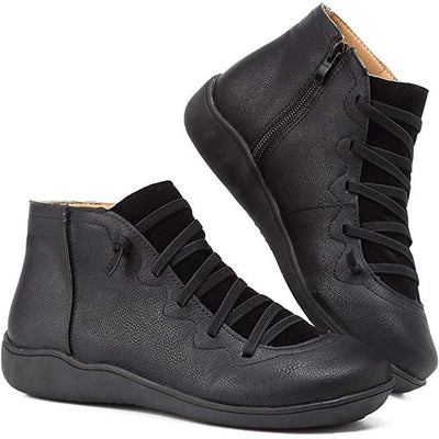 Nina™ - Comfortable Everyday Leather Ankle Boots