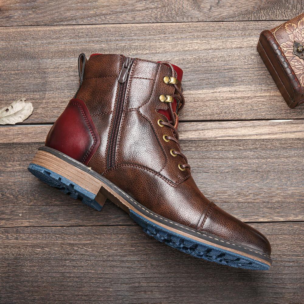 Cris™ | Handmade premium leather oxford boots for men