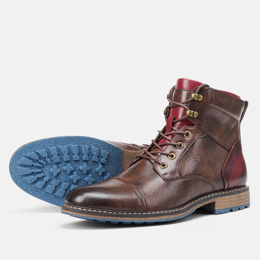 Cris™ | Handmade premium leather oxford boots for men